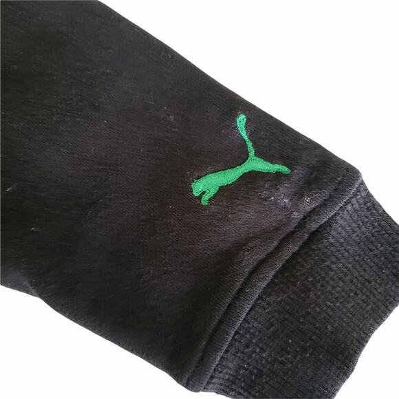 2 FOR $5 SALE Boy's Puma Black Zip Up Hoodie Size 4 - Picture 6 of 9